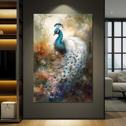 Peacock Serenity - NicheCanvas