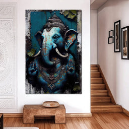 Wise Ganesha - NicheCanvas