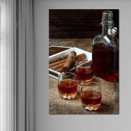 Cigars & Cognac - NicheCanvas