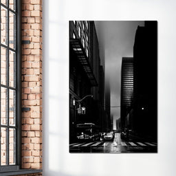 Downtown Toronto Fogfest no35 - Brian Carson - NicheCanvas