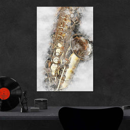 Saxophone - Mateo - NicheCanvas