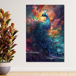 Sacred Peacock - NicheCanvas