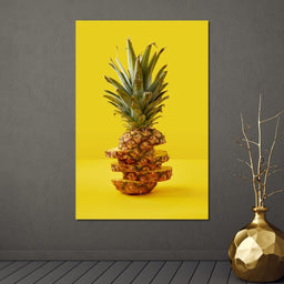 Sliced Pineapple - NicheCanvas