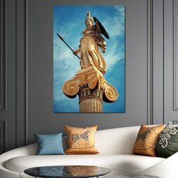Athena Statue in Athens - NicheCanvas