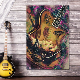Johnny Depp's Guitar - Abraham Szomor - NicheCanvas