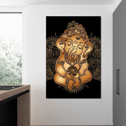 Baby Ganesh - NicheCanvas