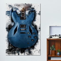 Dave Grohl's Electric Guitar - Abraham Szomor - NicheCanvas