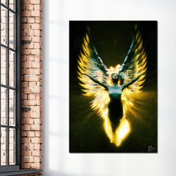 Angel Wings in Awe - G'n Art - NicheCanvas
