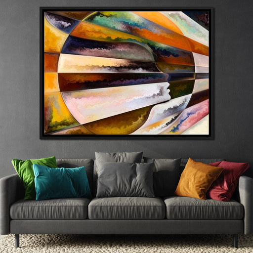 Colored Visage Canvas Print