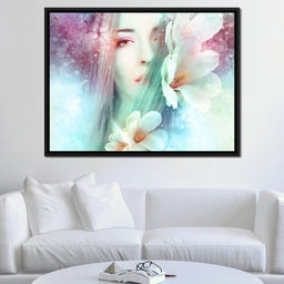 Spring Lady - NicheCanvas