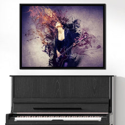 Guitar Splash - NicheCanvas