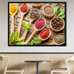 Assortment of Spices - NicheCanvas