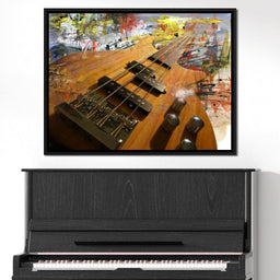 Bass Guitar - NicheCanvas