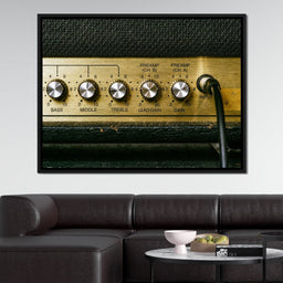 Vintage Electric Guitar Amplifier - NicheCanvas