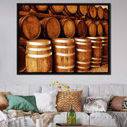 Tequila Barrels - NicheCanvas