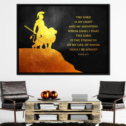 Psalm 27:1 - ABConcepts - NicheCanvas