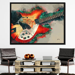 Tom Petty's Electric Guitar - Abraham Szomor - NicheCanvas
