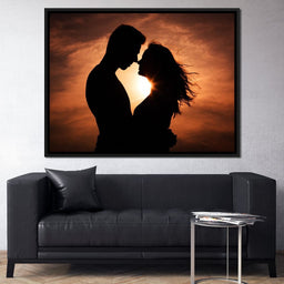 Couple by the Sunset - NicheCanvas
