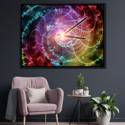 Spacetime Clock - NicheCanvas