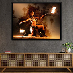 Flaming Nights - Johanjjf - NicheCanvas