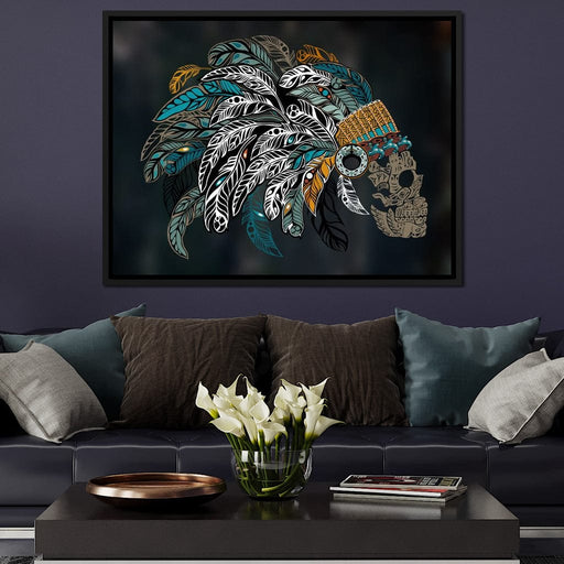 Ornamental Skull Canvas Print