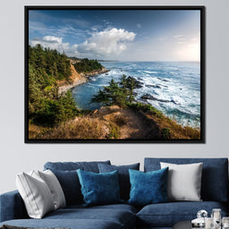 Blue Coast - Lucas Moore - NicheCanvas