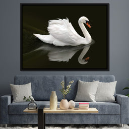Swan - Ben Heine - NicheCanvas