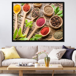 Assortment of Spices - NicheCanvas