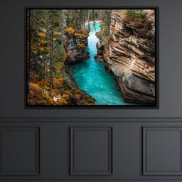 Athabasca Falls - NicheCanvas