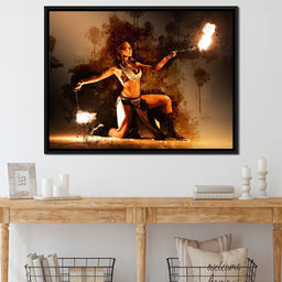 Flaming Nights - Johanjjf - NicheCanvas