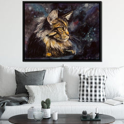 Night Cat - NicheCanvas