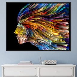 Psychedelic Face Alternate - NicheCanvas