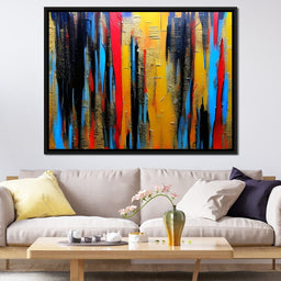 Colorful Contemporary Art 073 - Johanjjf - NicheCanvas
