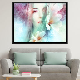 Spring Lady - NicheCanvas