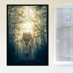 Wolf Walking - Alex Graphex - NicheCanvas