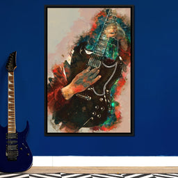 Angus Young's Guitar - Abraham Szomor - NicheCanvas