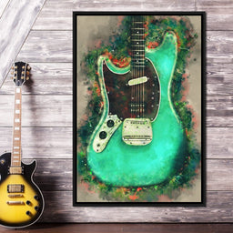 Kurt Cobain's Guitar - Abraham Szomor - NicheCanvas