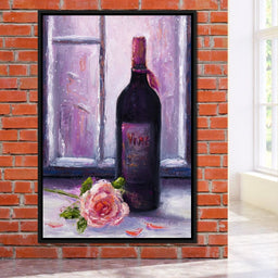 Wine & Roses - NicheCanvas