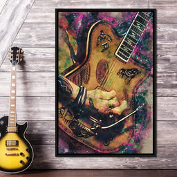 Johnny Depp's Guitar - Abraham Szomor - NicheCanvas