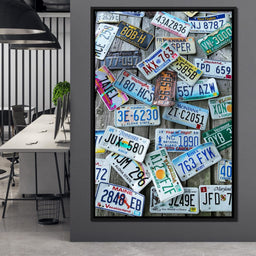 License Plates - NicheCanvas