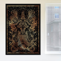 Zodiac sign Pisces  - NicheCanvas