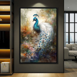Peacock Serenity - NicheCanvas