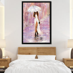 The Bridesmaid Under the Rain - NicheCanvas