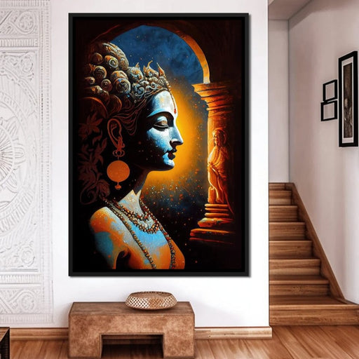 Krishna Temple Canvas Print