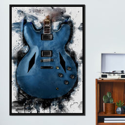 Dave Grohl's Electric Guitar - Abraham Szomor - NicheCanvas