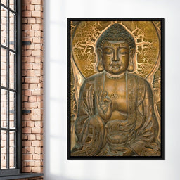 Buddhist Mural - NicheCanvas