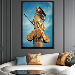 Athena Statue in Athens - NicheCanvas