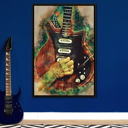 Brian May's Guitar - Abraham Szomor - NicheCanvas