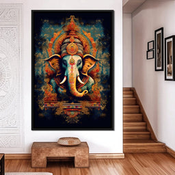 Tranquil Ganesha - NicheCanvas
