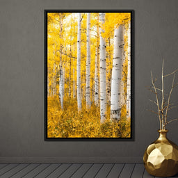 Yellow Forest - Colorado - Lucas Moore - NicheCanvas